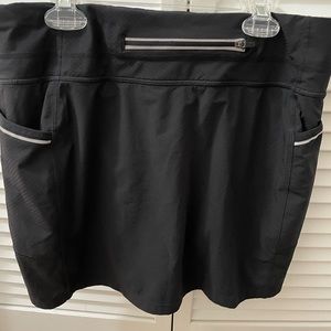 Athleta black skort